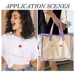 36 шт. полиэстеровая ткань для вышивки DIY-TA0013-07