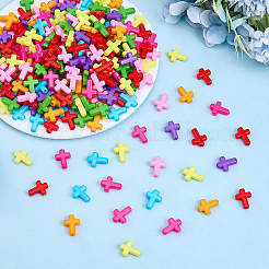 400 шт. Непрозрачные акриловые бусины&nbsp;SACR-ME0001-01