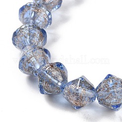 Бусины ручной работы бусины золотого песка LAMP-Q036-04C