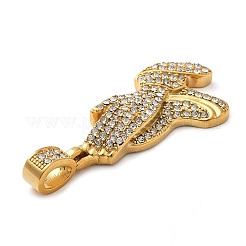 Подвески из нержавеющей стали 304 со стразами&nbsp;STAS-V008-35G