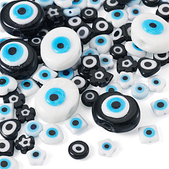 74 pièces 10 styles perles de chalumeau faites à la main&nbsp;LAMP-TA0002-73