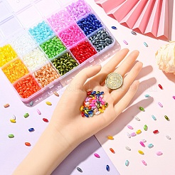 90 г двухцветных бусин из искусственного жемчуга ABS&nbsp;KY-YW0002-18