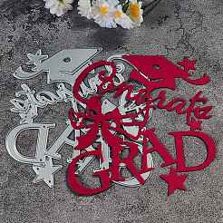 Выпускной тема трафареты для резки углеродистой стали DIY-P076-66