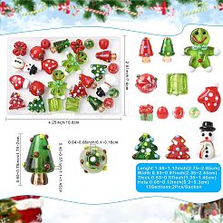 26pcs 13 Arten handgemachte Bunte Malerei-Perlen&nbsp;LAMP-FS0001-75