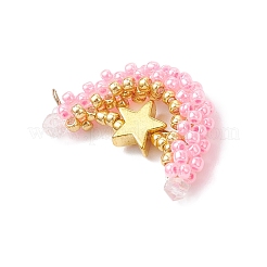 Стеклянные подвески из бисера&nbsp;PALLOY-MZ00897-03