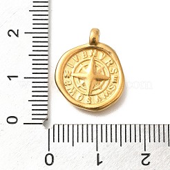 Placcatura ionica (ip) ciondoli in acciaio inossidabile 304&nbsp;X-STAS-I321-77G