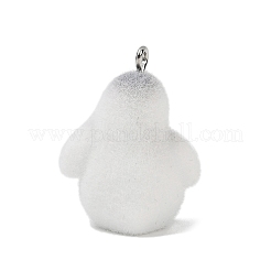 Подвески из непрозрачной смолы с рисунком животных RESI-H042-01P-10