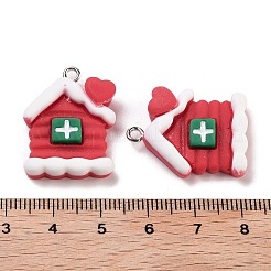 Pendentifs en résine opaque sur le thème de noël&nbsp;RESI-N039-104