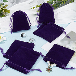 Geschenkbeutel mit Kordelzug aus Samtschmuck&nbsp;ABAG-BBC0001-10B-04