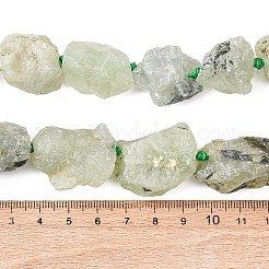 Rohe raue natürliche prehnite Perlenstränge&nbsp;LS-G-P528-A05-01A