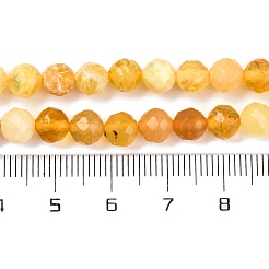 Природные желтые опал бусины пряди G-F770-C08-05
