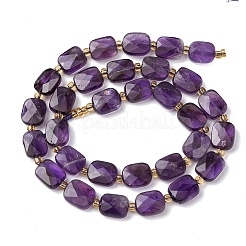 Natürlichen Amethyst Perlen Stränge&nbsp;G-L654-J01-01