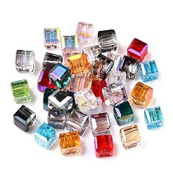 Прозрачные стеклянные граненые бусины&nbsp;GLAA-E047-03C