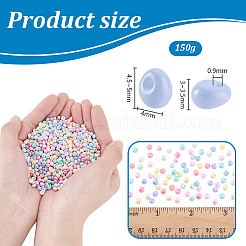 6/0 стеклянный бисер непрозрачной краски для выпечки&nbsp;SEED-PH0002-26