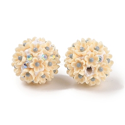 Ручной полимерной глины шариков Rhinestone&nbsp;CLAY-H003-03D