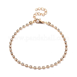 4 pz 4 cavigliere a catena in lega di stile con cuore&nbsp;SJEW-D009-05KCG