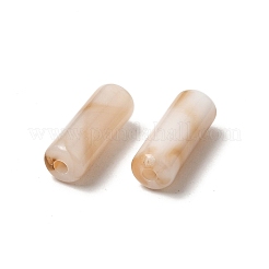 不透明アクリル天然石風ビーズ  コラム  バリーウッド  13x5mm  穴：1.8mm  約1953個/500g&nbsp;OACR-G061-02E