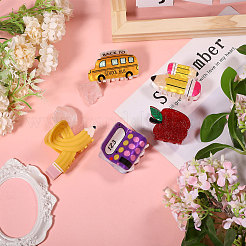 6 шт. 6 стильных акриловых заколки-когти для волос для женщин и девочек с густыми волосами PHAR-CA0001-006