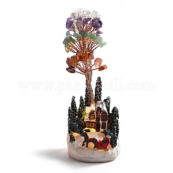 Décoration de maison en résine sur le thème de Noël&nbsp;DJEW-H013-01B
