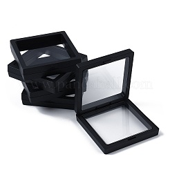 5 шт. квадратная прозрачная полиэтиленовая тонкая пленка подвесная коробка для ювелирных изделий&nbsp;CON-FS0001-19C