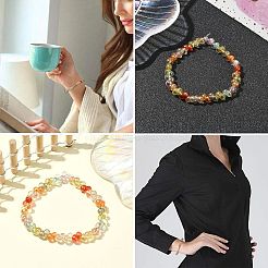 50 г 10 цвета прозрачные акриловые бусины&nbsp;FIND-CJ0002-86