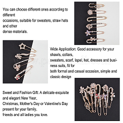 Брошь из сплава со стразами JEWB-PH0001-14