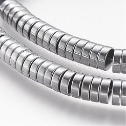 Немагнитные синтетический гематит бисер пряди G-P218-19-06