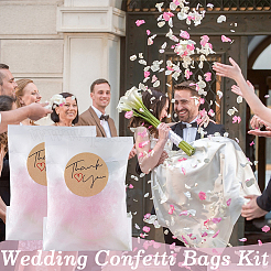 120 шт. плоские полупрозрачные пергаминовые вощеные бумажные пакеты для печенья&nbsp;STIC-CP0001-11D