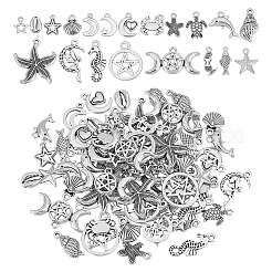 100шт 20 стиля подвески из сплава в тибетском стиле&nbsp;TIBEP-PH0001-78