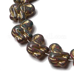 Perles en verre peintes&nbsp;GLAA-Z021-11H