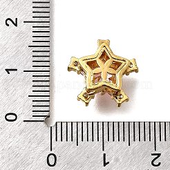 Многожильные звенья из латуни с паве из кубического циркония KK-F913-12G