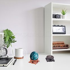 4 шт. двухцветная деревянная подставка для хрустального шара ODIS-GF0001-12