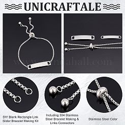 Набор для самостоятельного изготовления браслета из прямоугольных звеньев STAS-UN0039-30