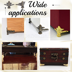 52 шт. ножки из старинного сплава из дерева&nbsp;FIND-NB0006-80