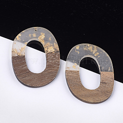 Подвески из смолы и ореха RESI-S358-91A