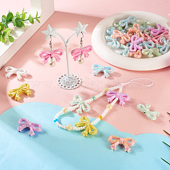 30 шт. непрозрачные акриловые бусины с УФ-покрытием OACR-TA0003-68