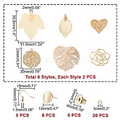 Наборы для изготовления сережек с подвесками своими руками&nbsp;DIY-SC0011-86G