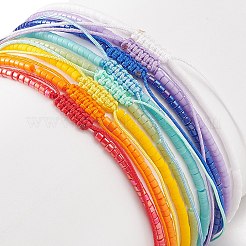 Geflochtene Perlenarmband-Sets aus natürlichen Edelsteinen&nbsp;BJEW-JB08953