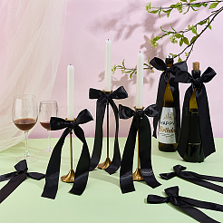 8 шт. полиэстеровая односторонняя атласная лента для украшения подсвечника&nbsp;HJEW-PH02149