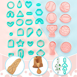 32 шт. формочки из пластика и смолы DIY-GA0005-87