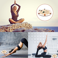 Décorations de chakras de yoga à faire soi-même pour la maison&nbsp;DJEW-SC0001-02C