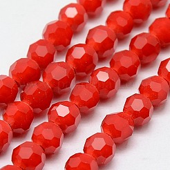 Hebras de cuentas redondas de vidrio ecológico&nbsp;EGLA-J042-8mm-M04