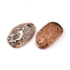 Ручной работы фарфора большие кулоны PORC-T133-48