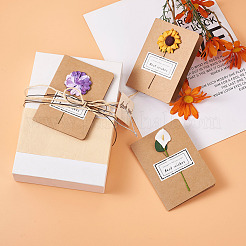 32 Stück 4 Farben Papierkarten&nbsp;DIY-KS0001-15