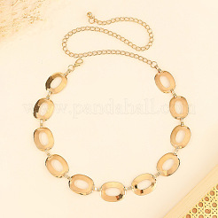 Сплав овальные звенья цепи поясные ремни цепи для женщин FS-WGBA6EA-01