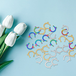 30 шт. 3 стиля 201 нержавеющая сталь и соединительные подвески из нержавеющей стали STAS-DC0013-57