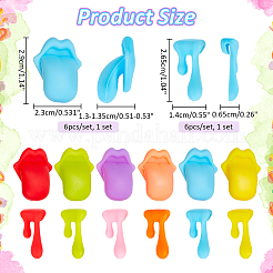 2 набор из 2 силиконовых подвесок для бокалов вина DIY-NB0010-54