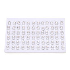 Серьги-гвоздики из натурального жемчуга из латуни&nbsp;PEAR-N020-05U