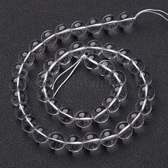 Синтетический кристалл кварца бусины нити&nbsp;GSR4mmA039-1