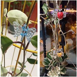 Заколки для волос из прозрачного и окрашенного распылением пластика OHAR-GA0001-01